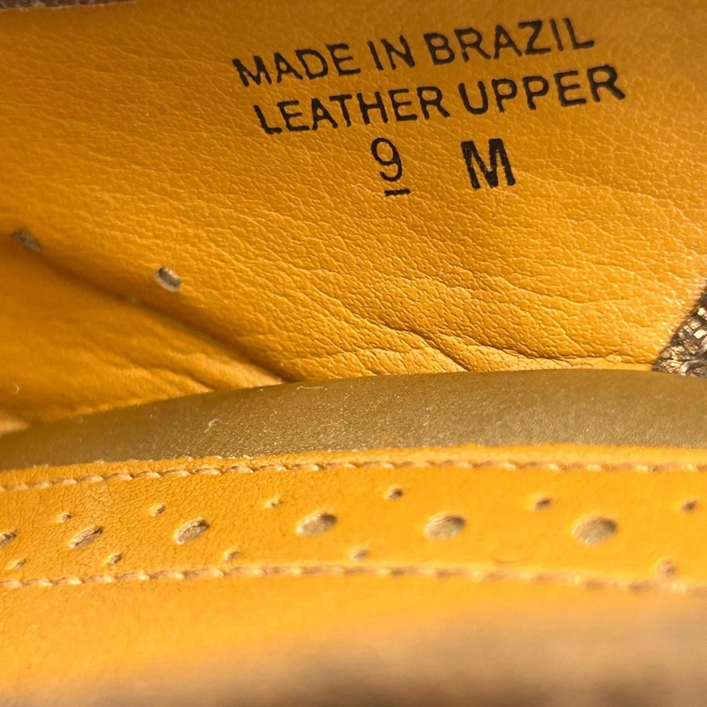 Sam Edelman brown laser cut wooden platform sandal heels Size 9 - Picture 7 of 7